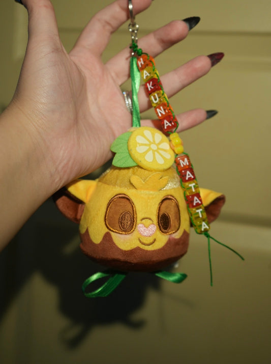lemon lion pie bag charm 🍋🔗