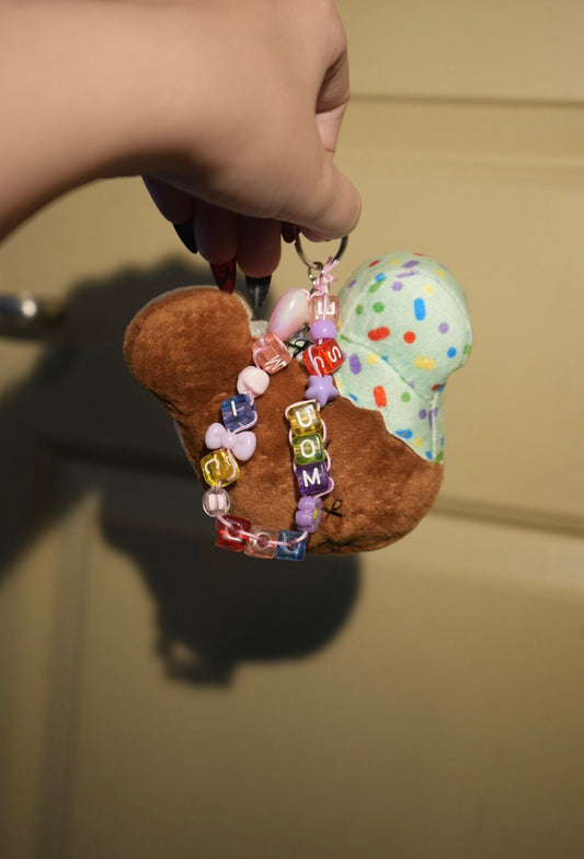rainbow ice cream bag charm🍦🔗