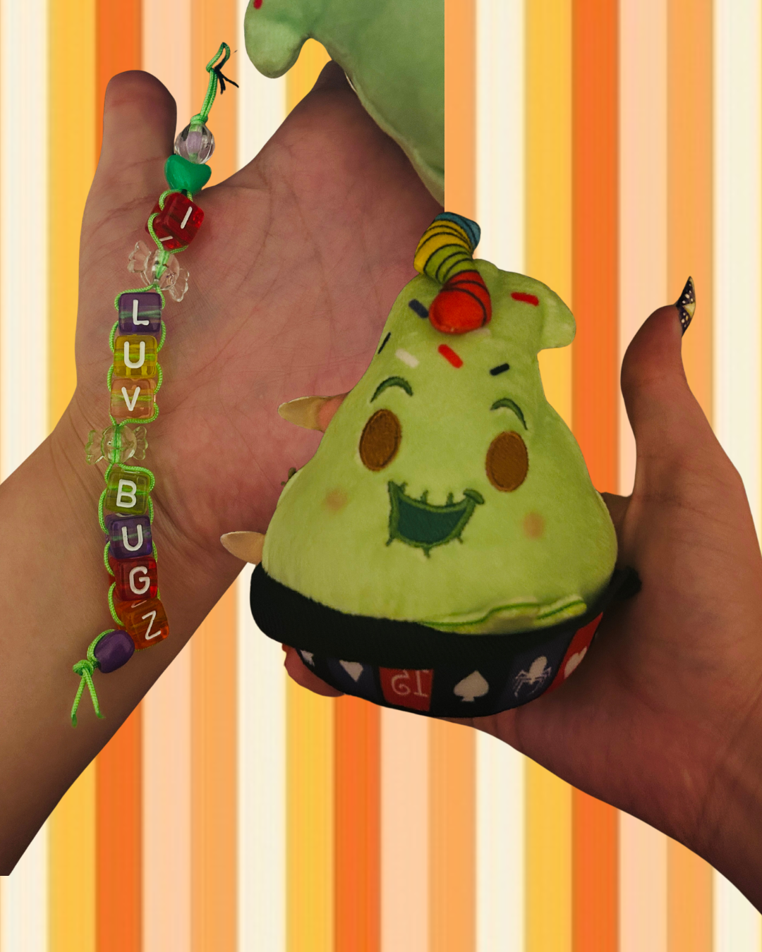 i luv bugz bagcharm