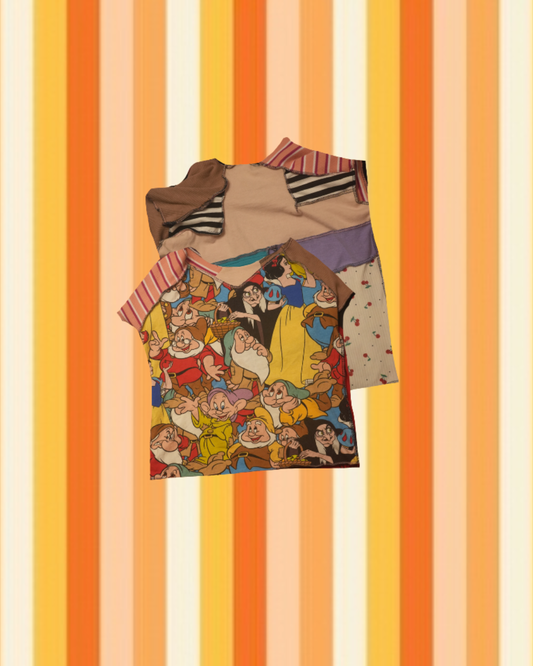 patchwork dwarves crop top